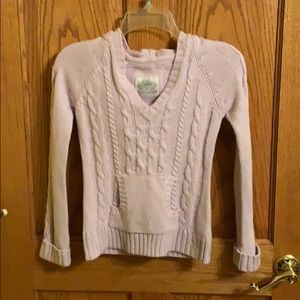 Justice sweater hoodie with wearable blanket.